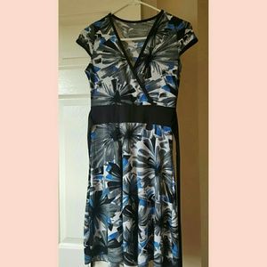 Floral Bright beach summer floral dress size small